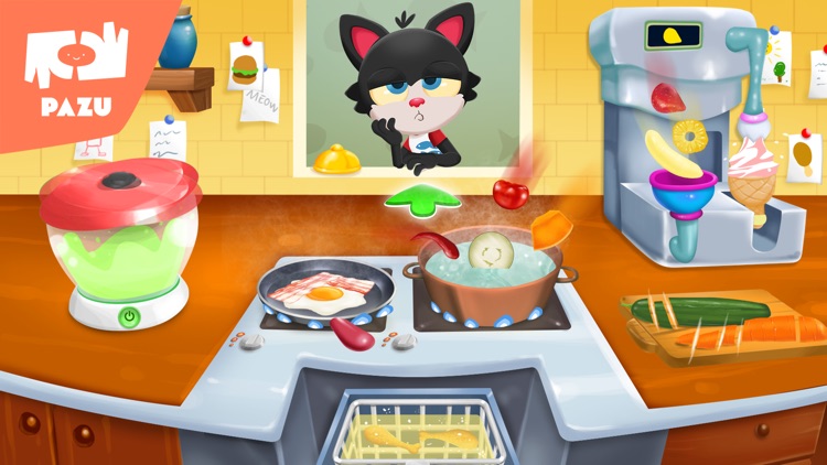 Paw Kitchen Kids Cooking Games screenshot-4