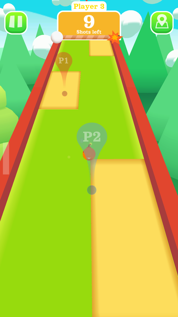 gôn mini - 2 người chơi