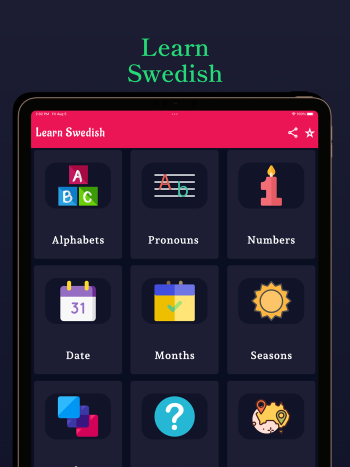 Swedish Learning - Beginners