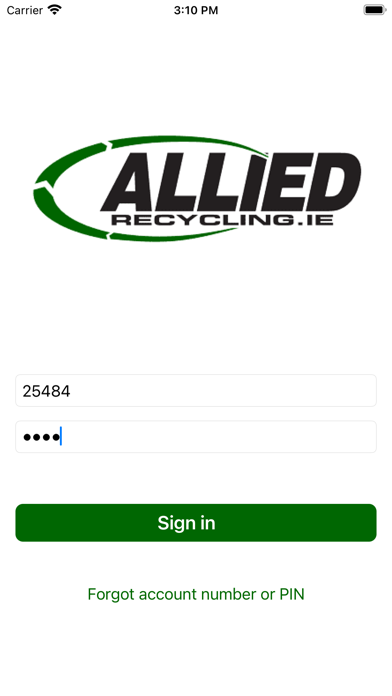 Allied Recycling Customer App