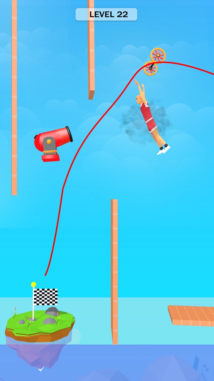 Line flights draw puzzle game