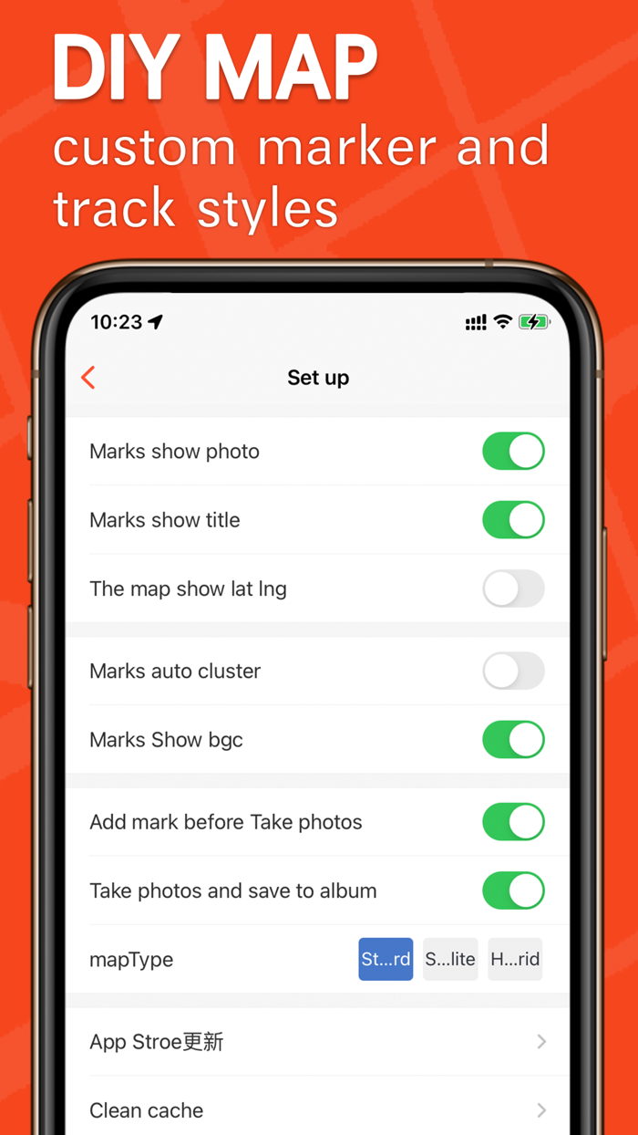 Map Marker-Pin and Track
