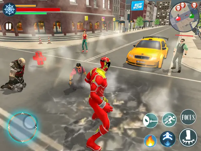Screenshot 2 Rope Hero War - Real Fighting iphone