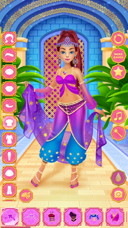 Arabian Princess Dress Up Game