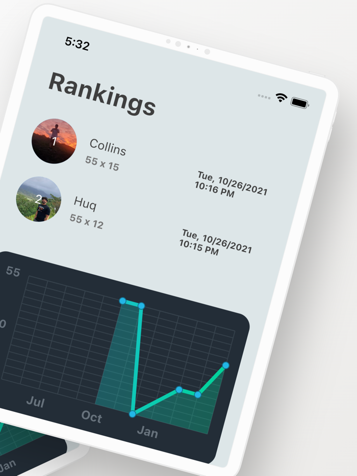 OutRank - Fitness Leaderboard