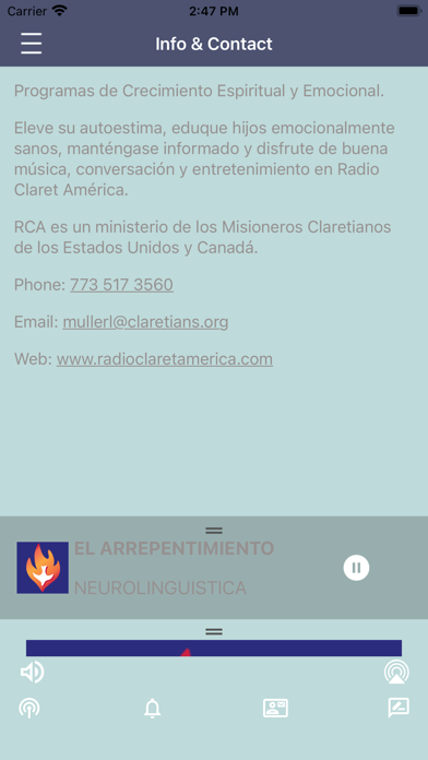 Radio Claret America screenshot 3