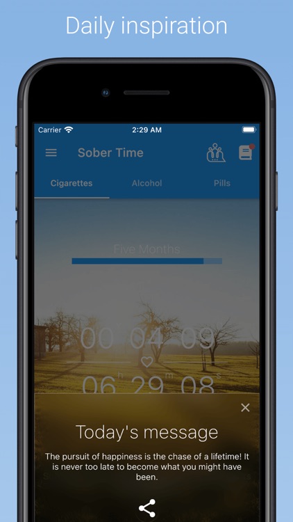Sober Time - Sobriety Counter screenshot-7