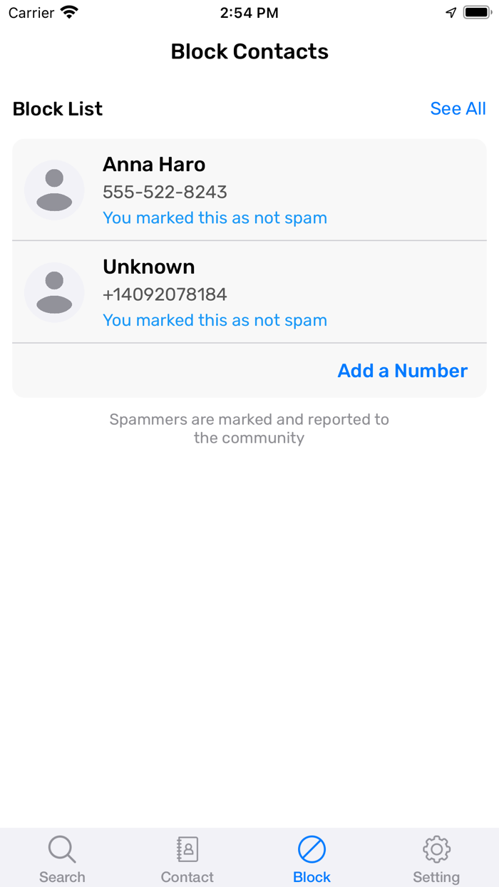 Call Blocker Block spam