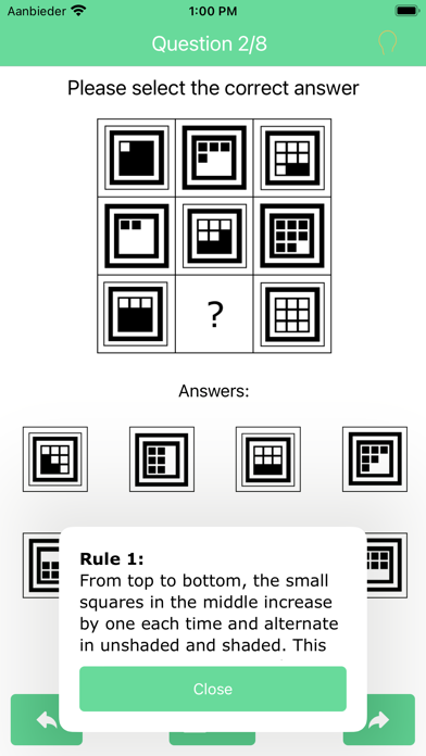 IQ Test: Advanced Matrices screenshot 3