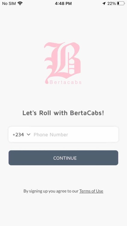 Bertacabs App