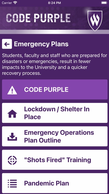 WSU Code Purple screenshot-5