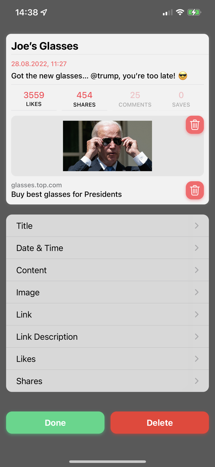 Faker 5 - Fake Social Posts