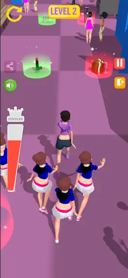 Game screenshot RosiCatwalkCrowd apk