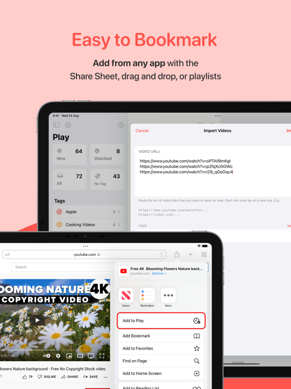 Play: Save Videos Watch Later Play: Save Videos Watch Later