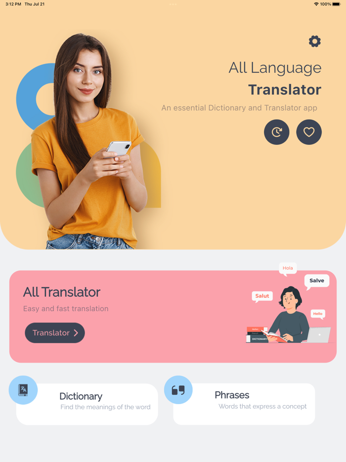 Language Translate Dictionary