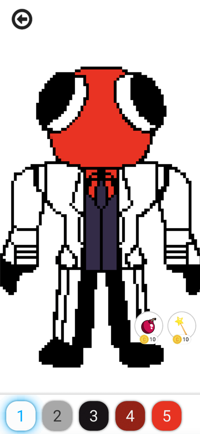 Rainbow Pixel Friends Coloring