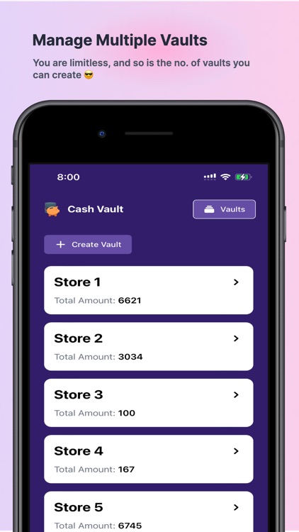 Cash Vault - Record Your Cash