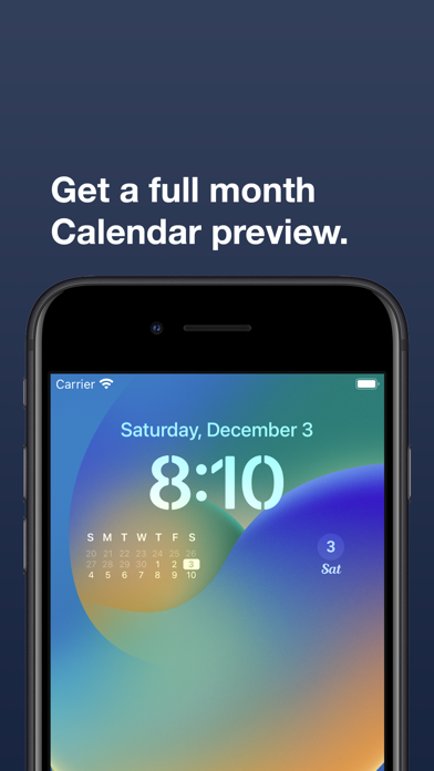 Calendar for Lockscreen screenshot 2