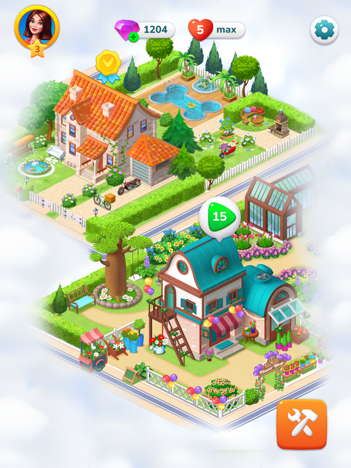 Tile Town Match Puzzle Game