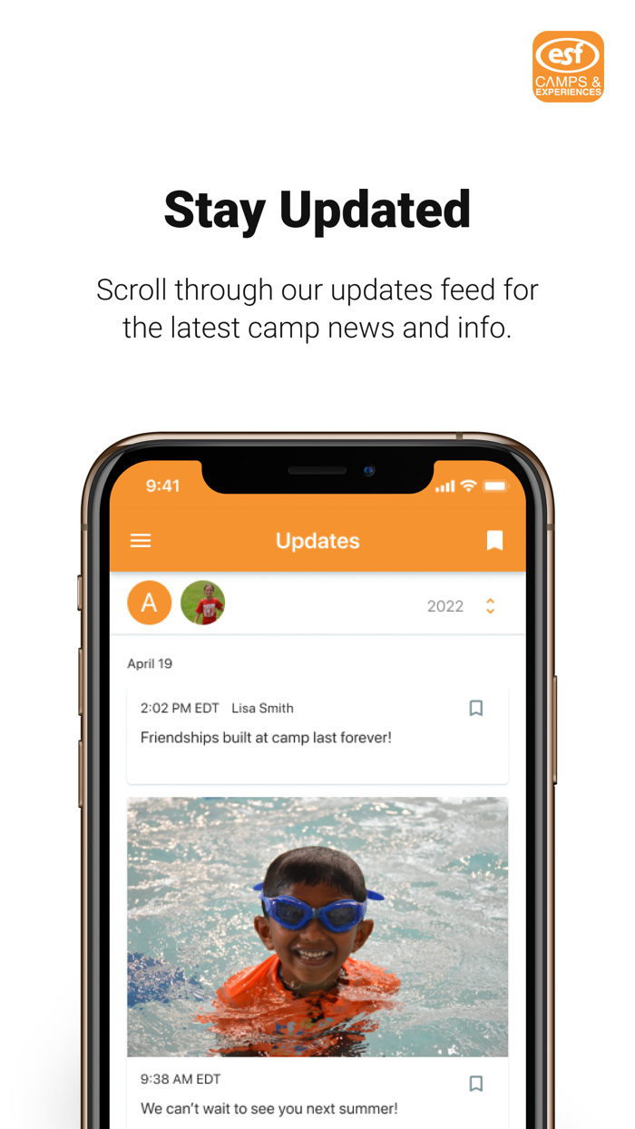 ESF Camps  Experiences