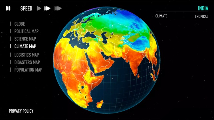 Globe Planet 3D - Earth Map