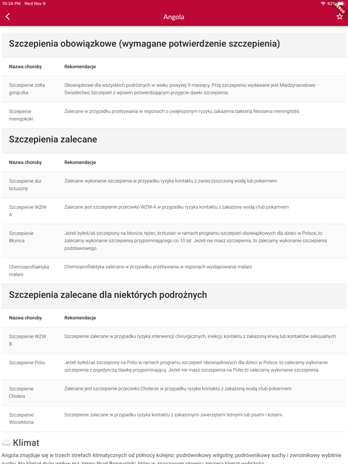 Szczepienia Tropikalne