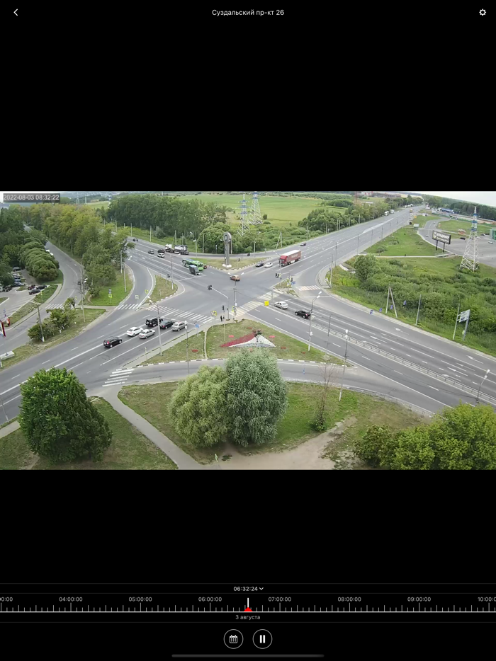 Район Видеонаблюдение