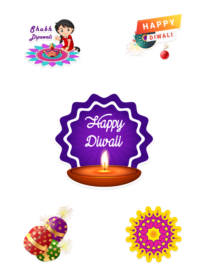 Happy Diwali - Wishes Stickers