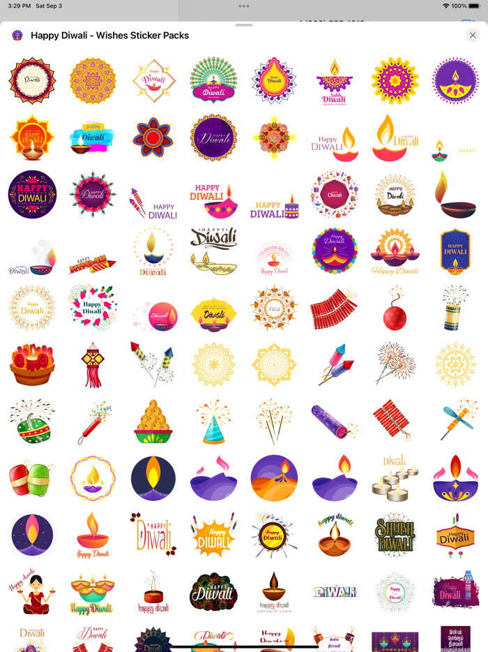 Happy Diwali - Wishes Stickers