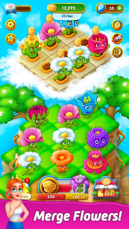 Blooming Flowers: Merge Game