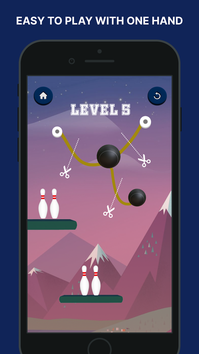 Rope Bowling - Puzzle Game