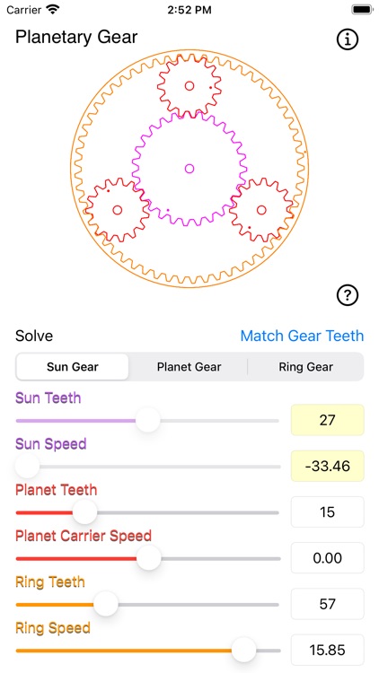 Planetary Gear Calculator screenshot-5