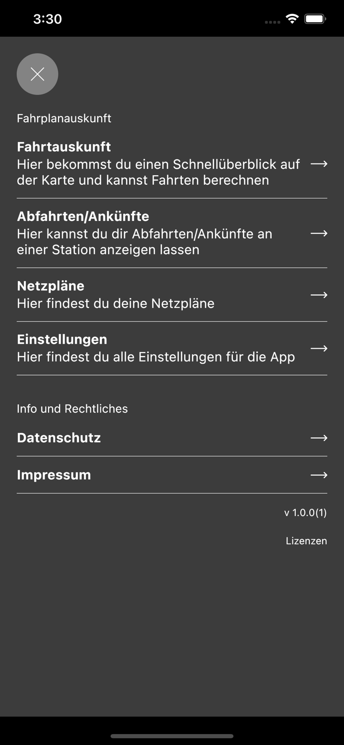 Next Bayern Fahrplan