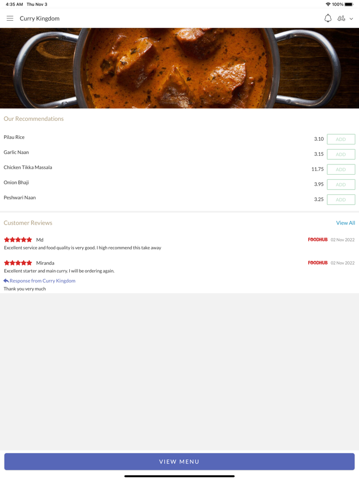 Curry Kingdom Carlisle