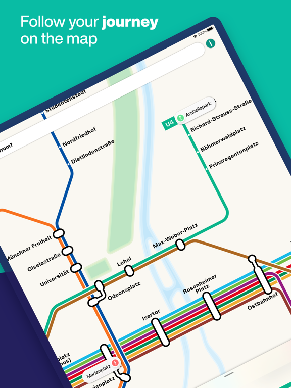 Munich Metro - map & route screenshot 4
