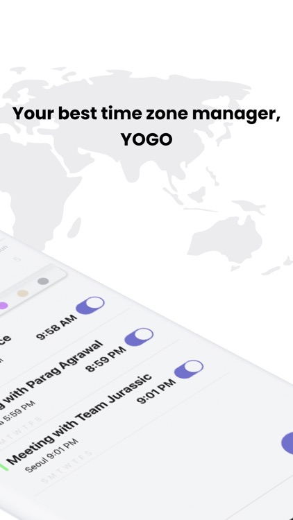 YOGO Time Zone Planner