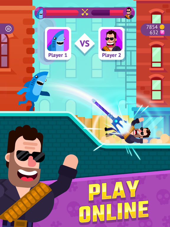 Bowmasters - Multiplayer Game iPad app afbeelding 3