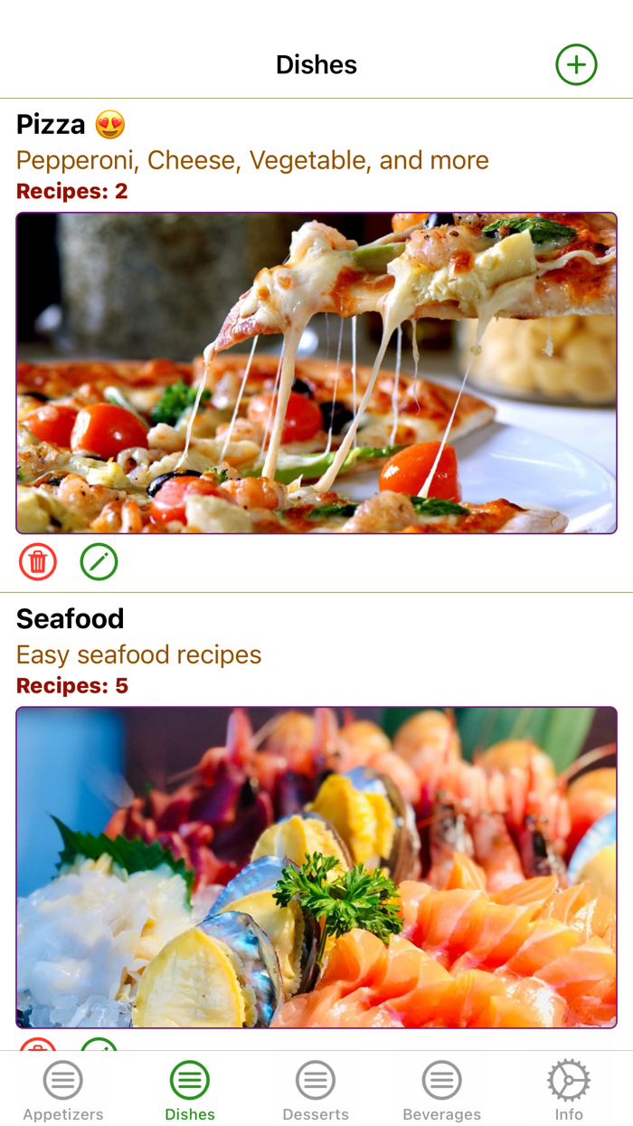 My Recipes Create and Share