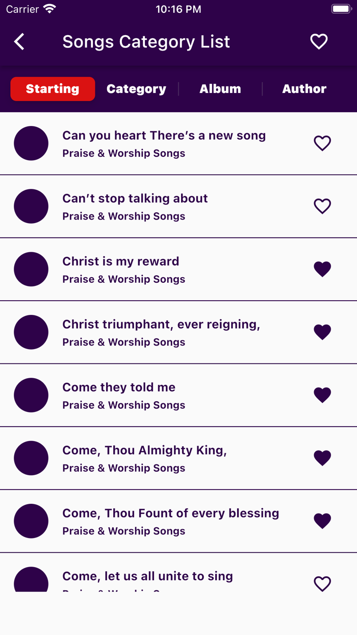 Christian Song Lyrics