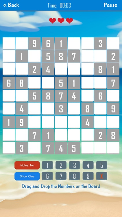 Drag and Drop Sudoku