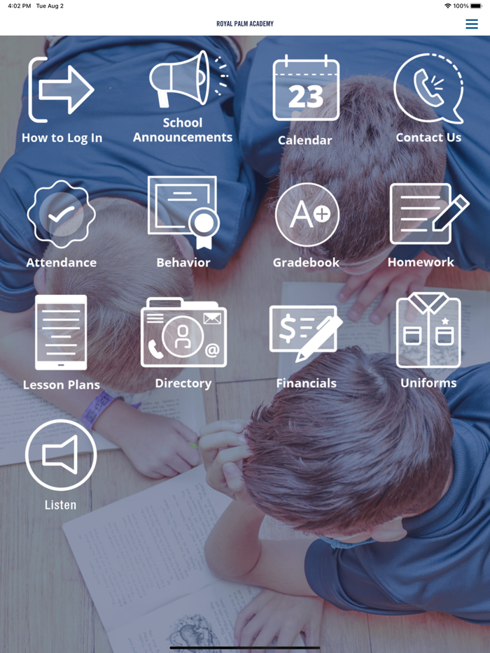 Royal Palm Academy Family App