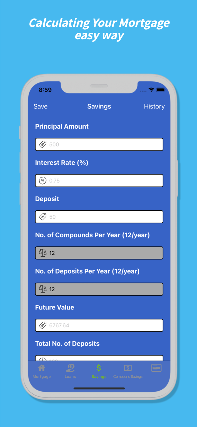 Mortgage Loans Savings