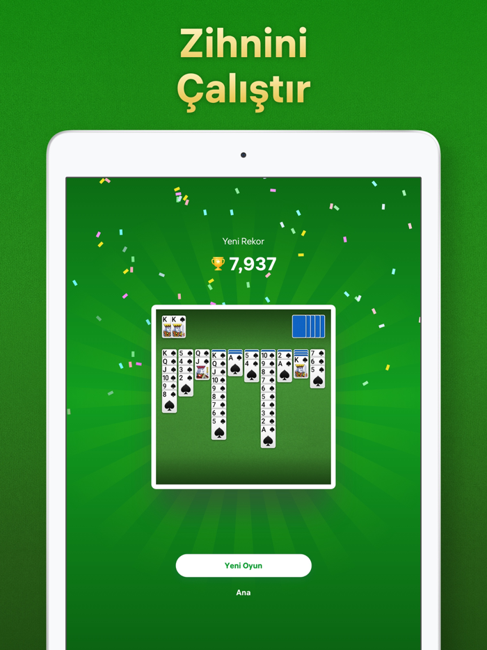 Spider Solitaire - Kağıt Oyunu