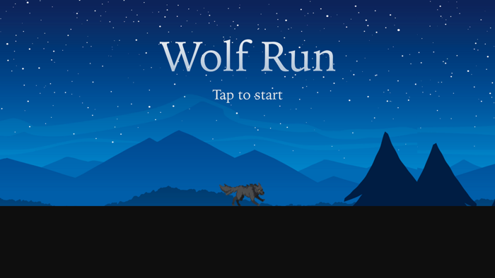 WolfRun - Simple 2D Game