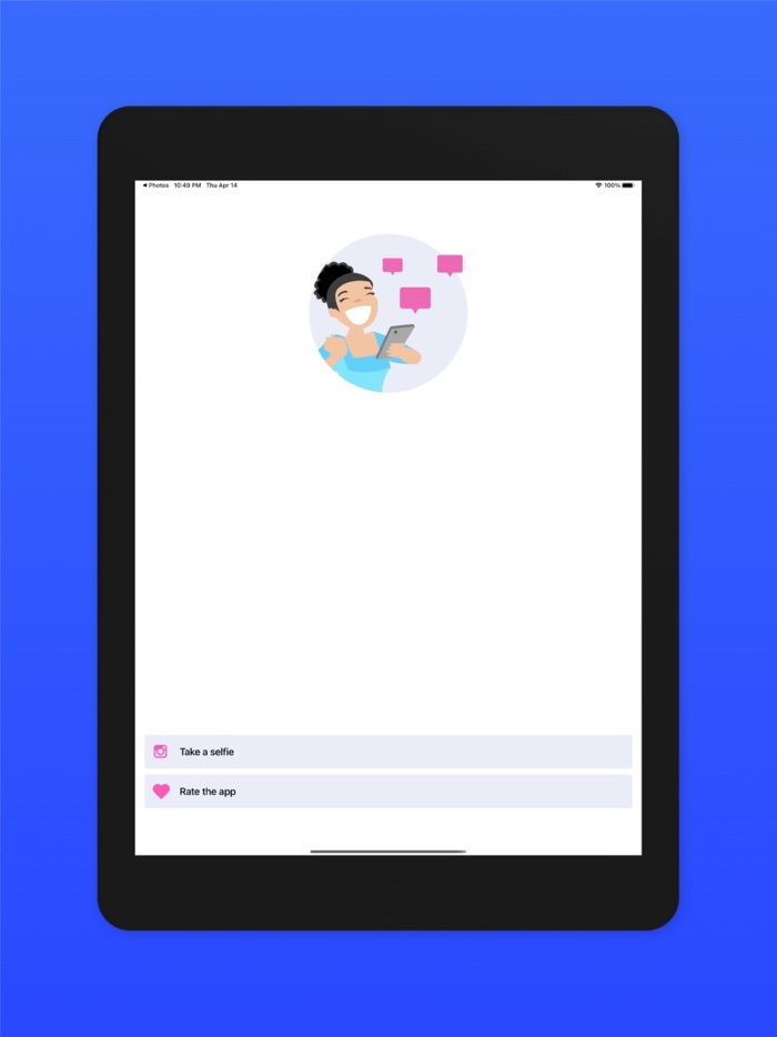 Selfie lines for posts