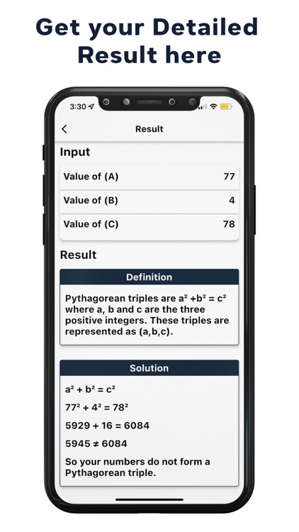 Pythagorean Triples Calculator