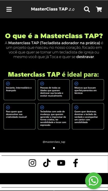 MasterClass TAP 2.0