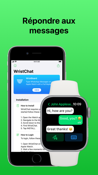 WristChat - App pour WhatsApp WristChat - App pour WhatsApp