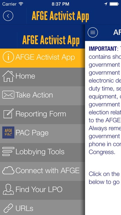 AFGE Activist App screenshot-3