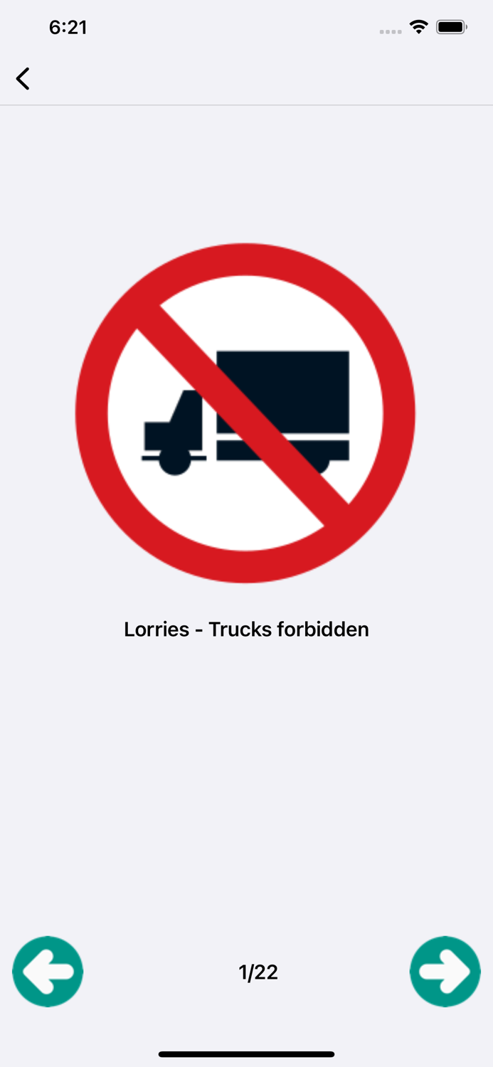 Learn Argentian Road Signs